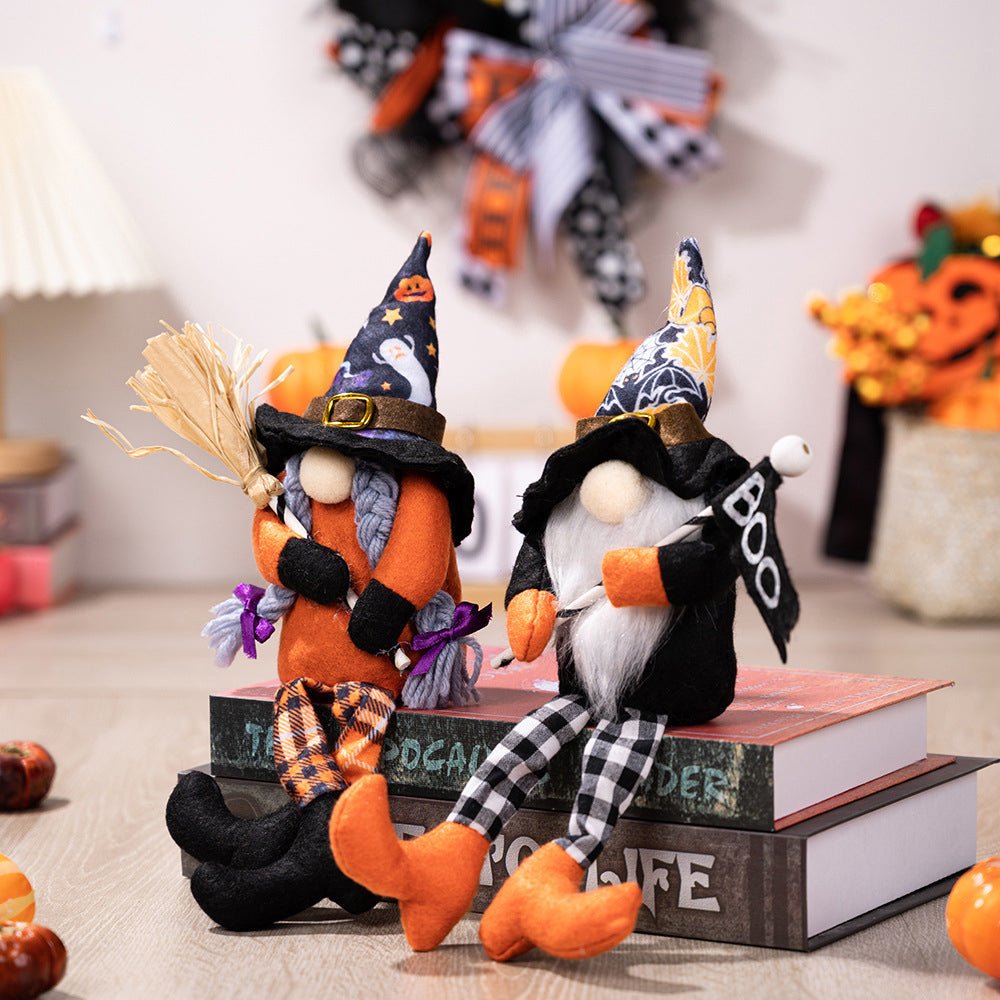 Halloween Long Leg Gnomes - Global Village Kailua Boutique
