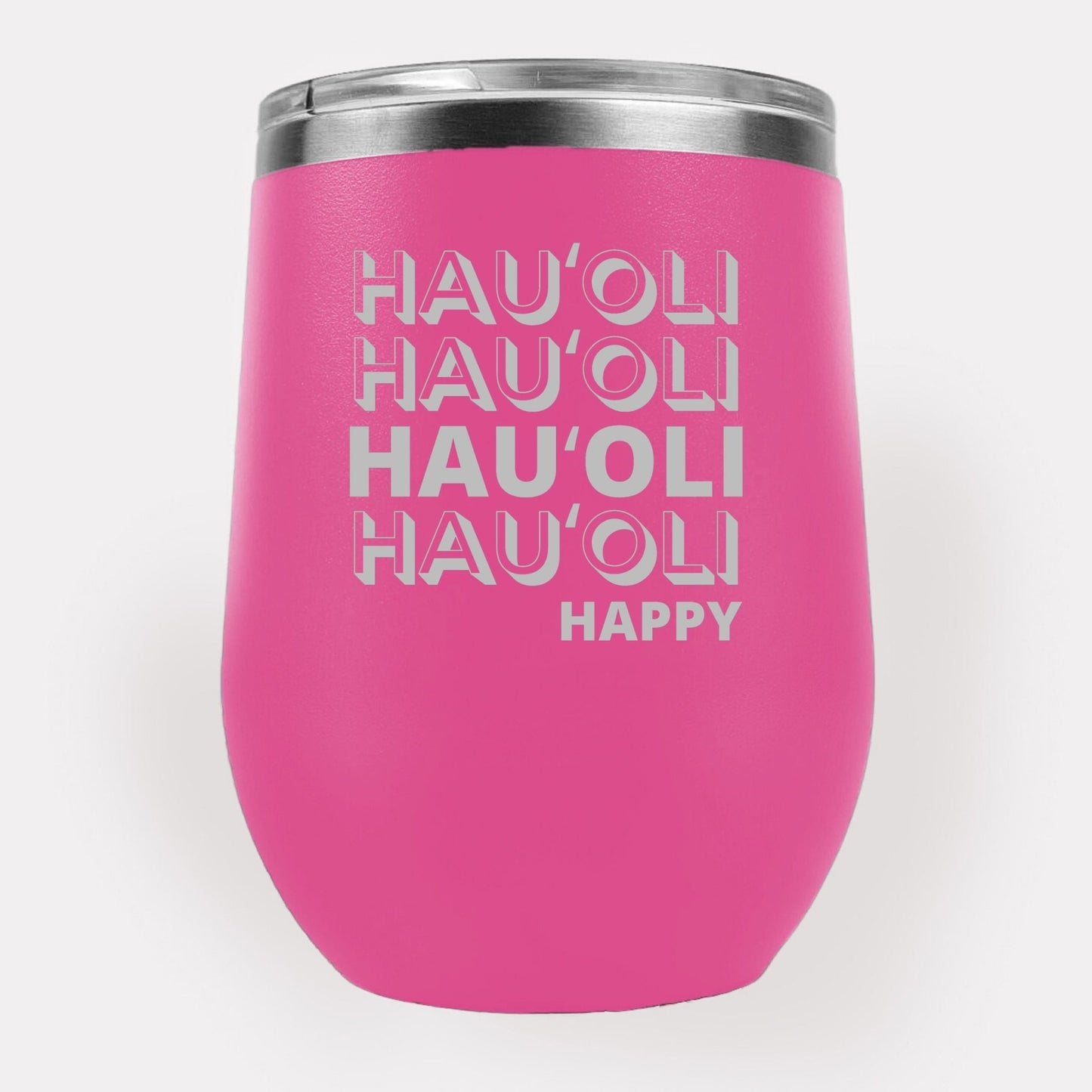 Hauʻoli 12oz Etched Tumbler Global Village Kailua Boutique