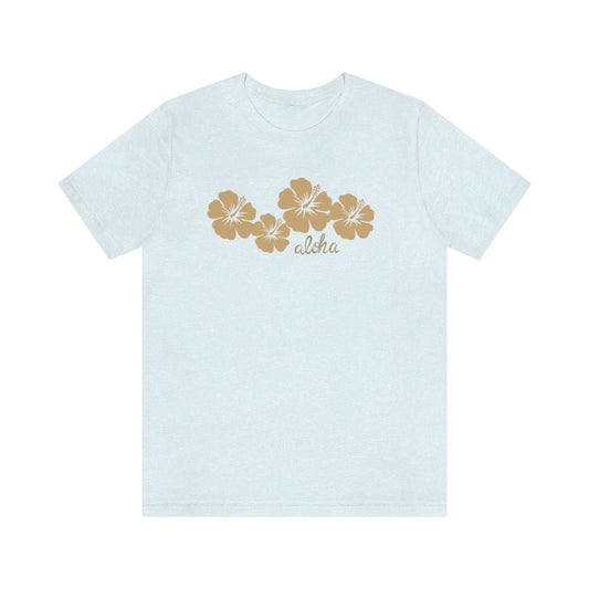Hibiscus Aloha Unisex Jersey Tee Global Village Kailua Boutique