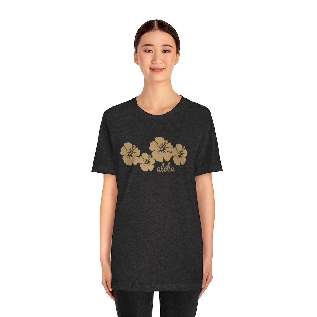 Hibiscus Aloha Unisex Jersey Tee Global Village Kailua Boutique