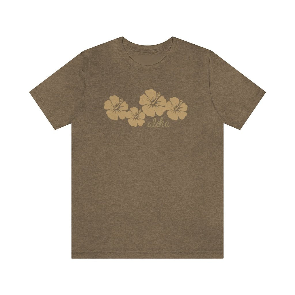Hibiscus Aloha Unisex Jersey Tee Global Village Kailua Boutique