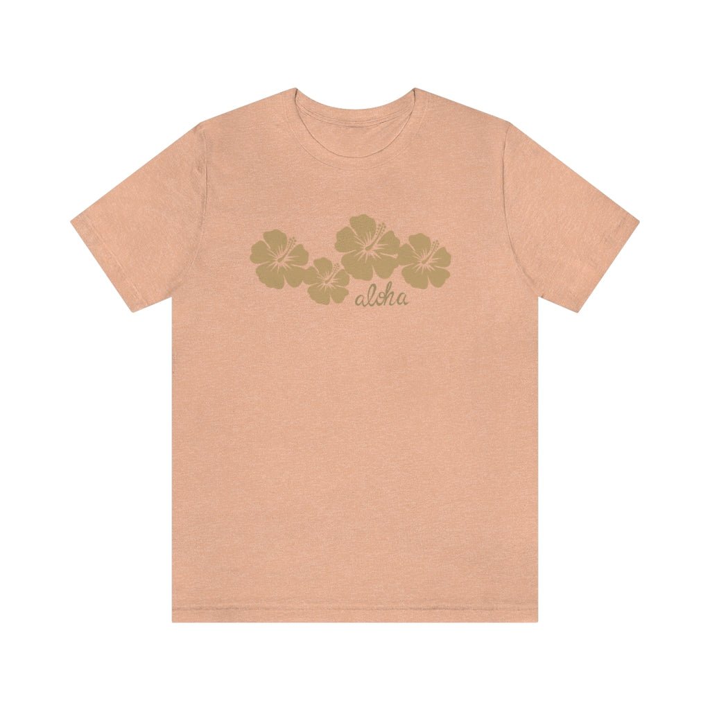 Hibiscus Aloha Unisex Jersey Tee Global Village Kailua Boutique