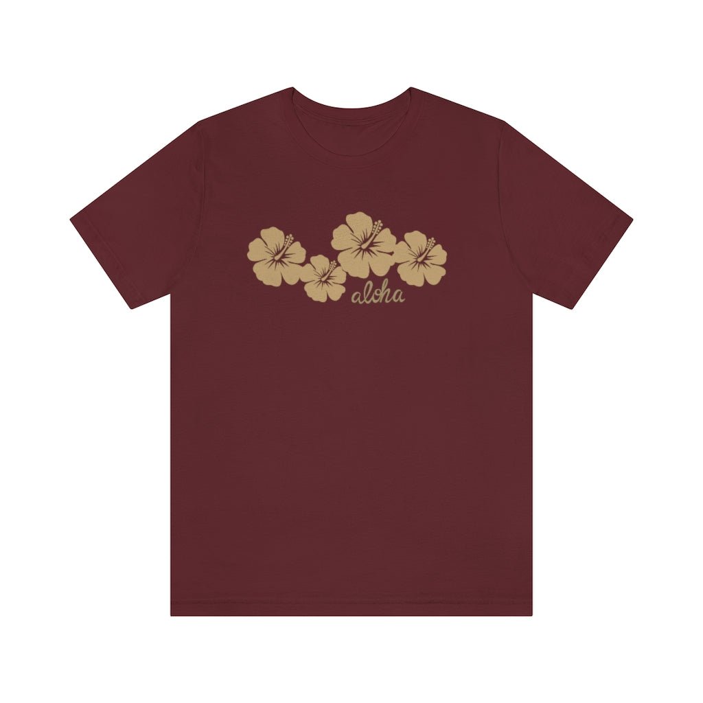 Hibiscus Aloha Unisex Jersey Tee Global Village Kailua Boutique