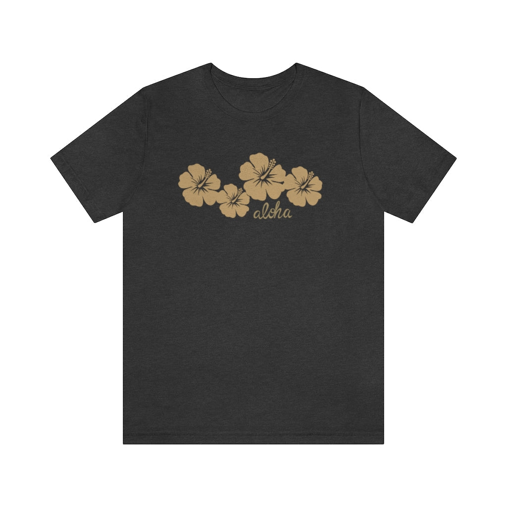 Hibiscus Aloha Unisex Jersey Tee Global Village Kailua Boutique