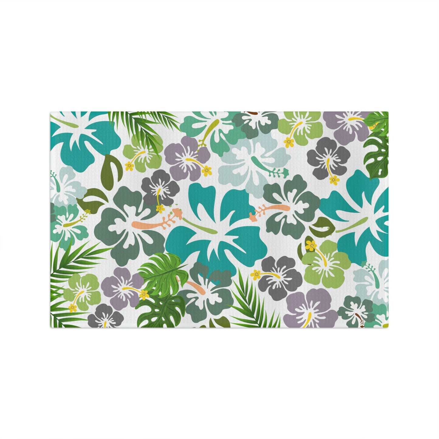 Hibiscus Spring Tea Towel - Global Village Kailua Boutique