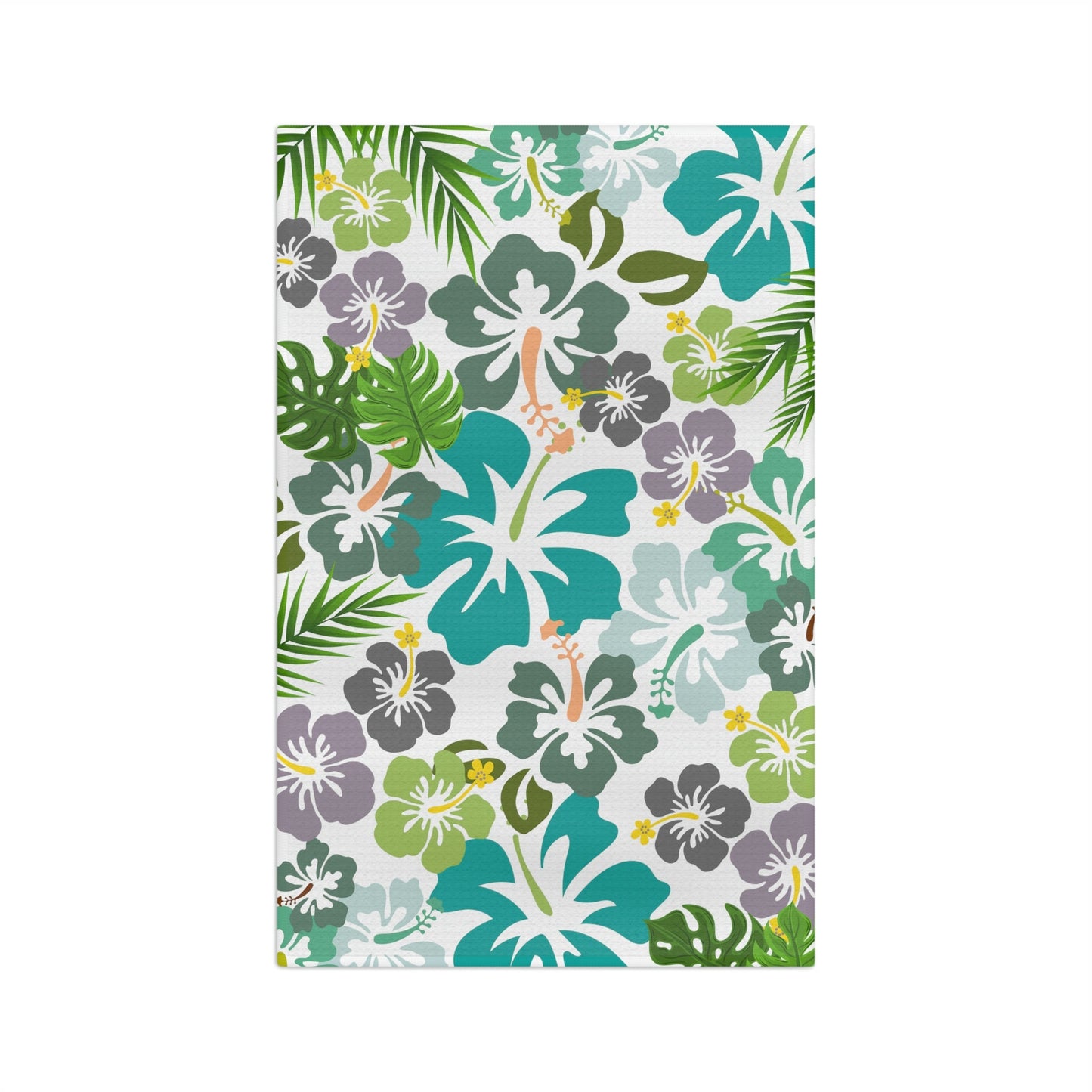 Hibiscus Spring Tea Towel - Global Village Kailua Boutique