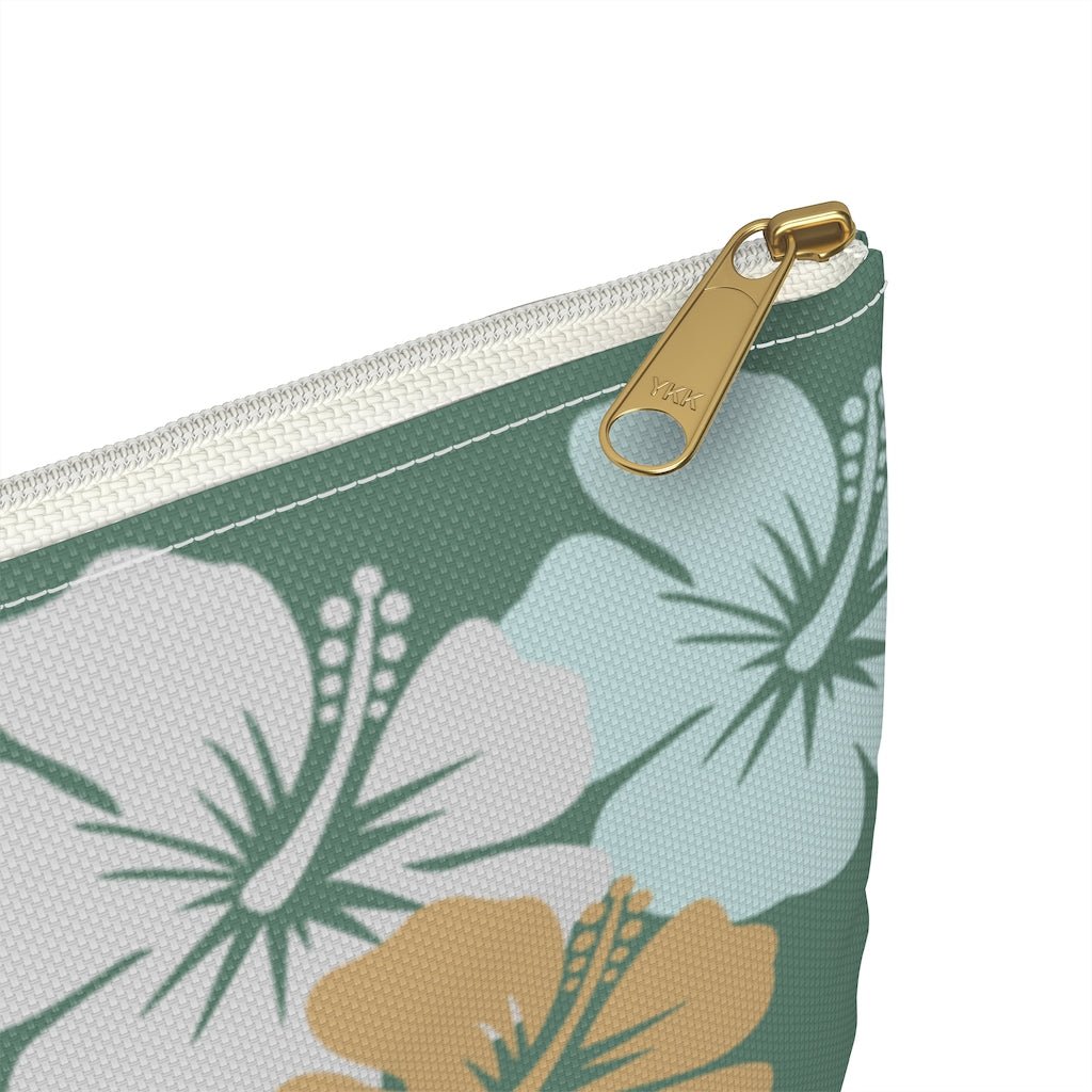 Hibiscus Trio Zip Pouch Global Village Kailua Boutique