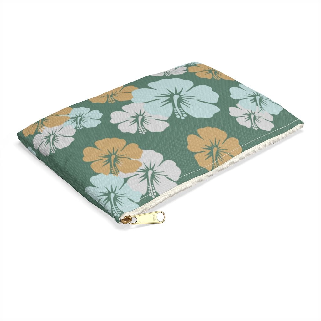 Hibiscus Trio Zip Pouch Global Village Kailua Boutique