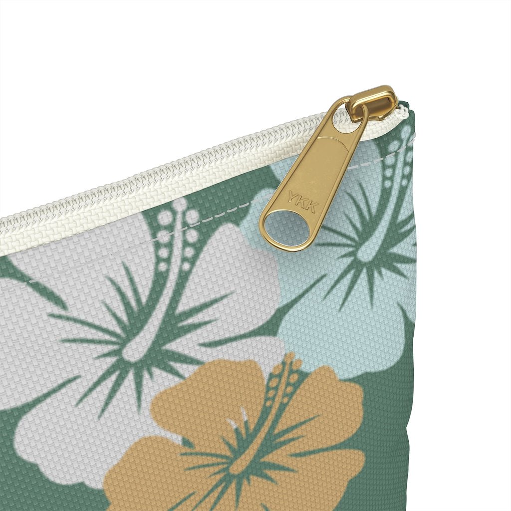 Hibiscus Trio Zip Pouch Global Village Kailua Boutique