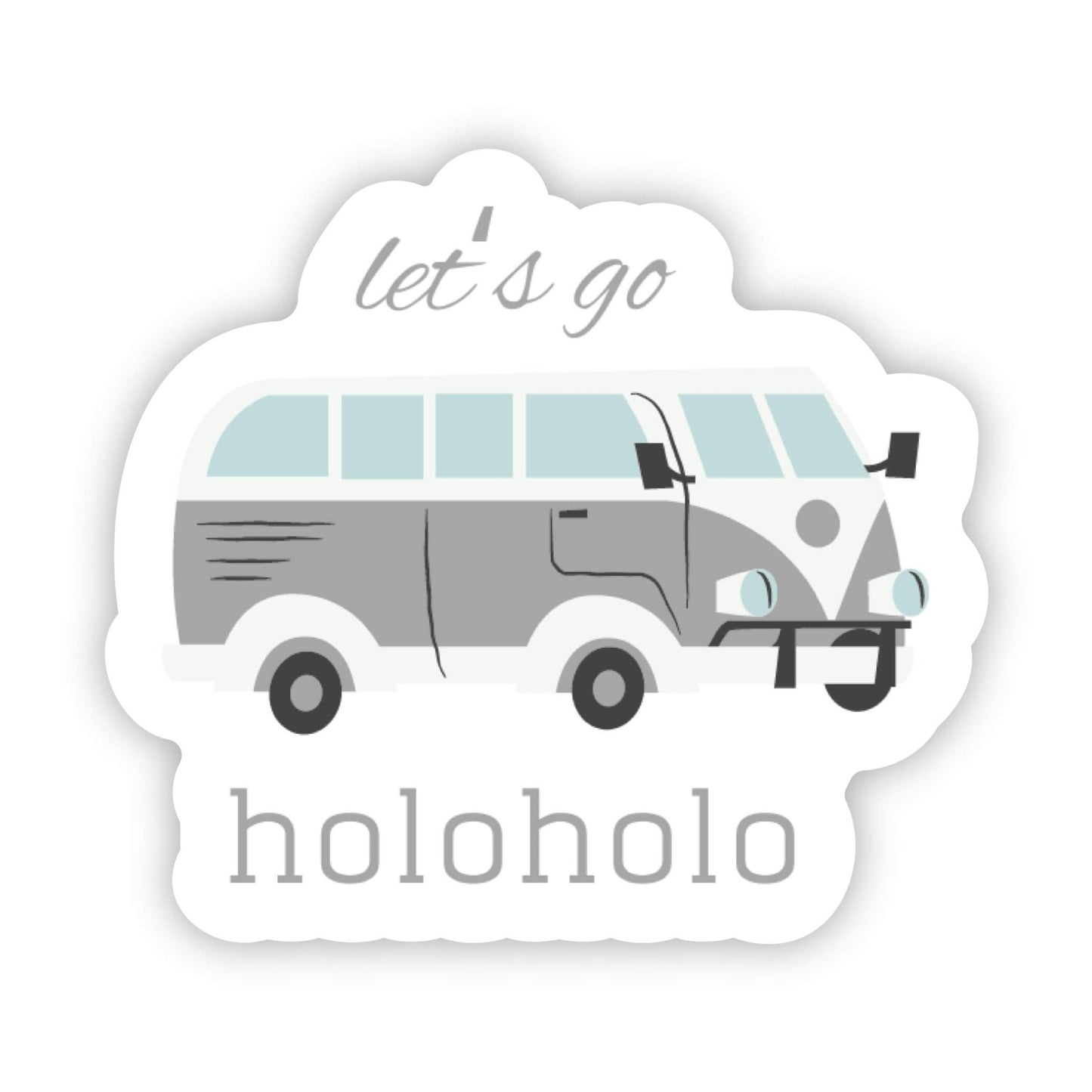 Holoholo VW Sticker 3" Global Village Kailua Boutique
