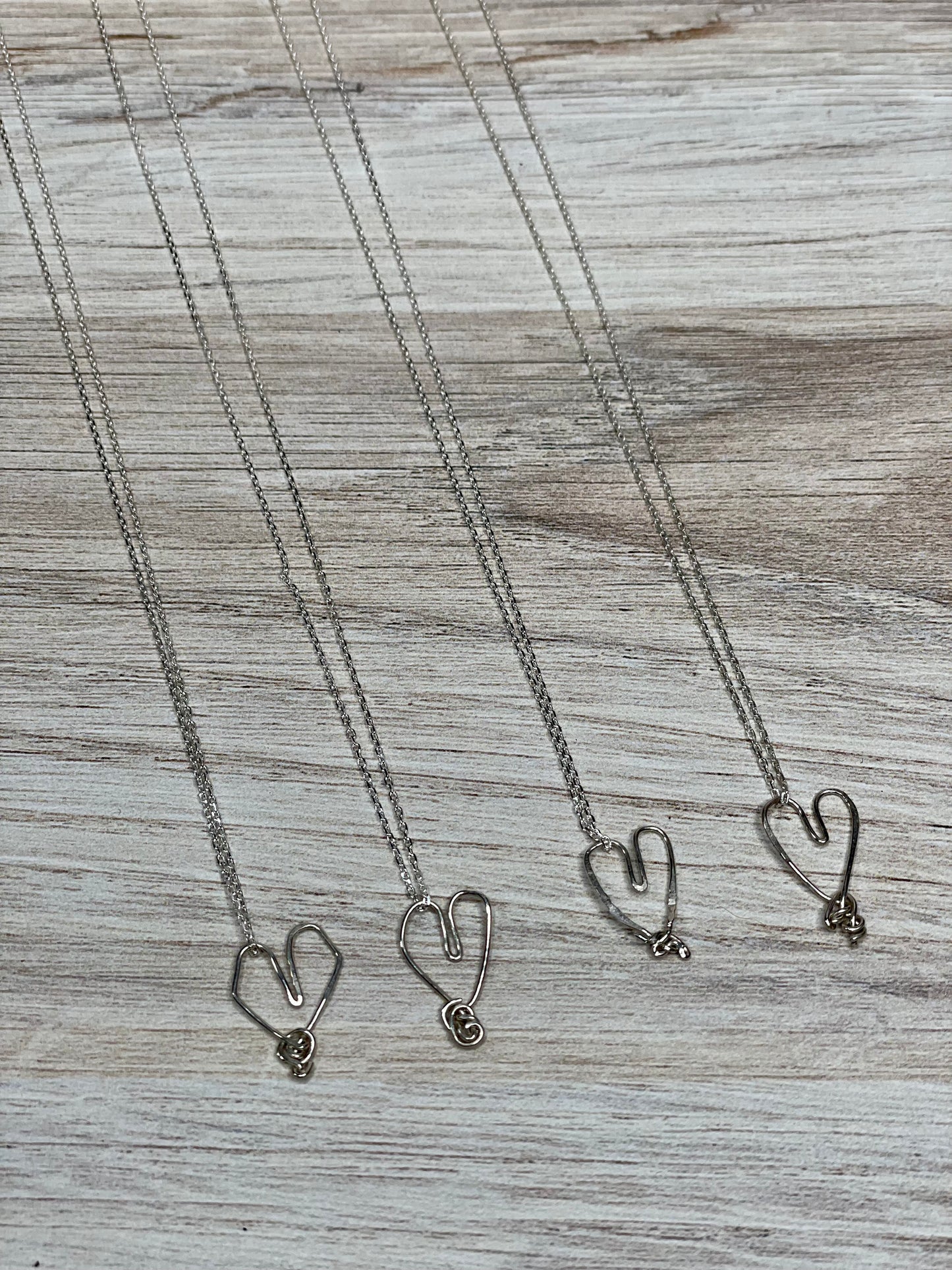 Sterling Handmade Heart Pendant Global Village Kailua Boutique