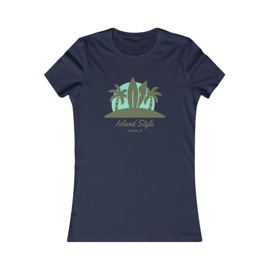 Island Style Fitted Tee Global Village Kailua Boutique