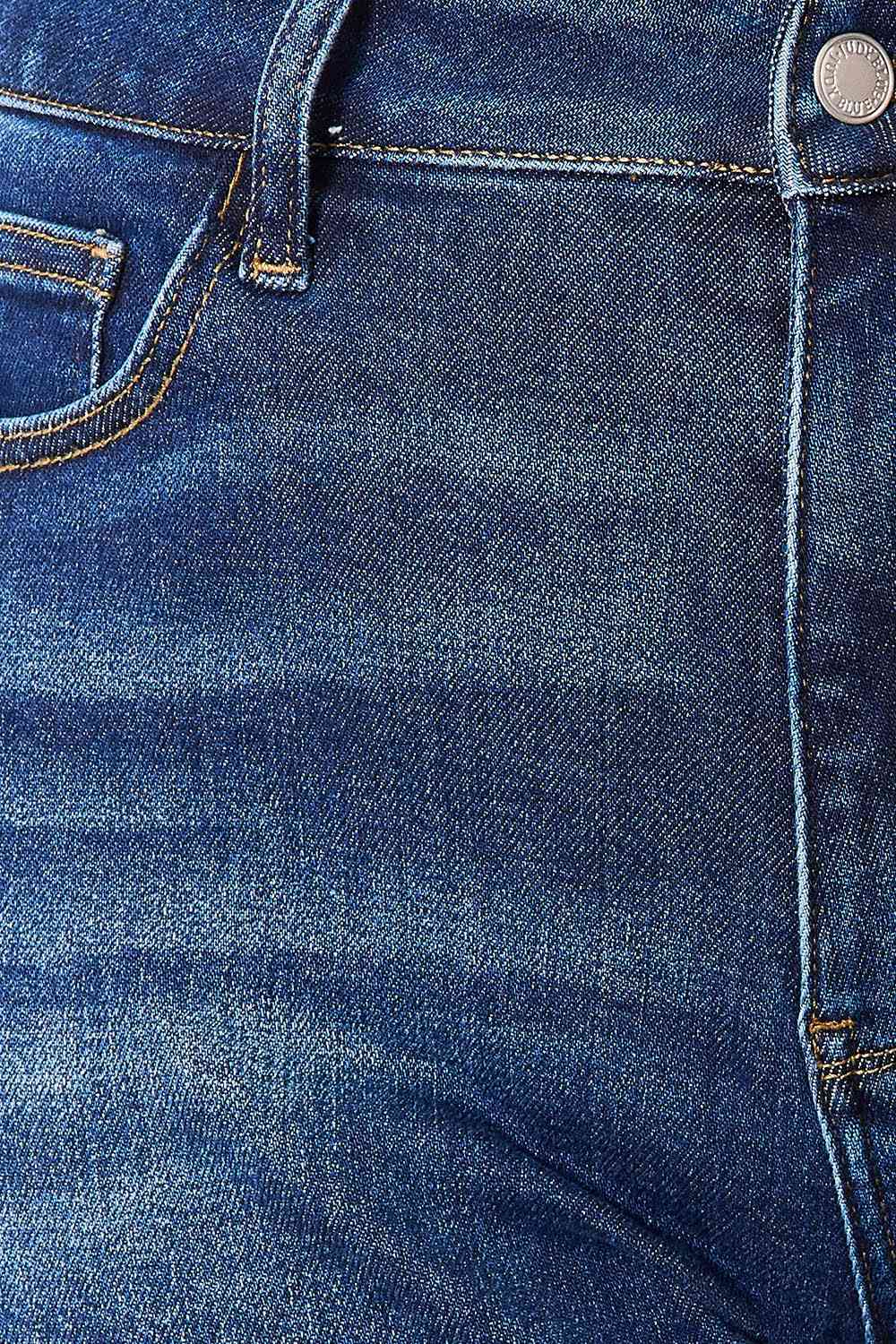 Judy Blue Raw Hem Ankle Jeans - Global Village Kailua Boutique