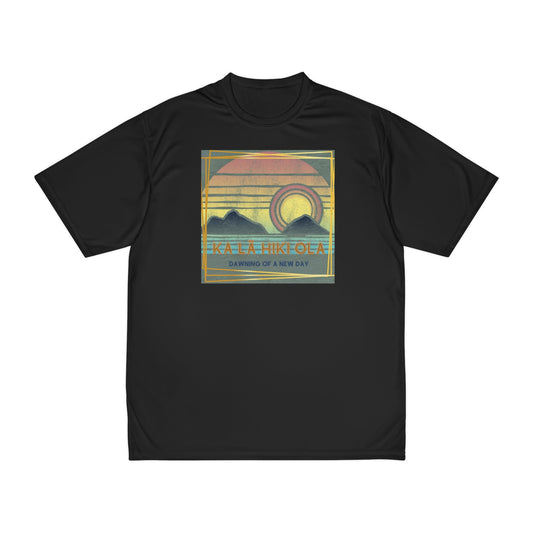 Ka Lā Hiki Ola Men's Performance T-Shirt - Global Village Kailua Boutique