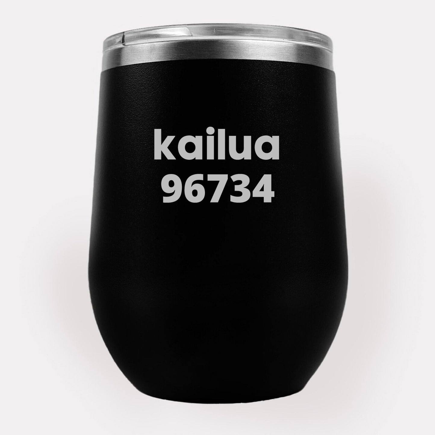 Kailua 96734 12oz Etched Tumbler Global Village Kailua Boutique