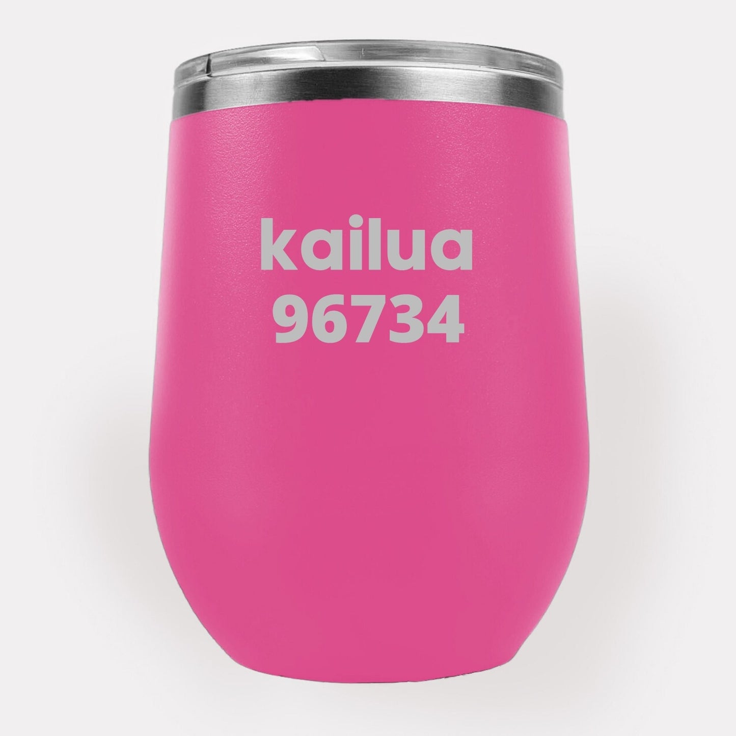 Kailua 96734 12oz Etched Tumbler Global Village Kailua Boutique