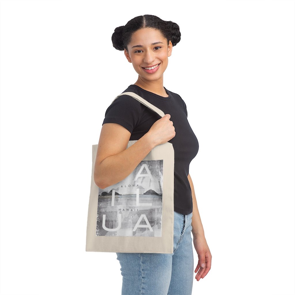 Kailua Canvas Tote Bag Global Village Kailua Boutique