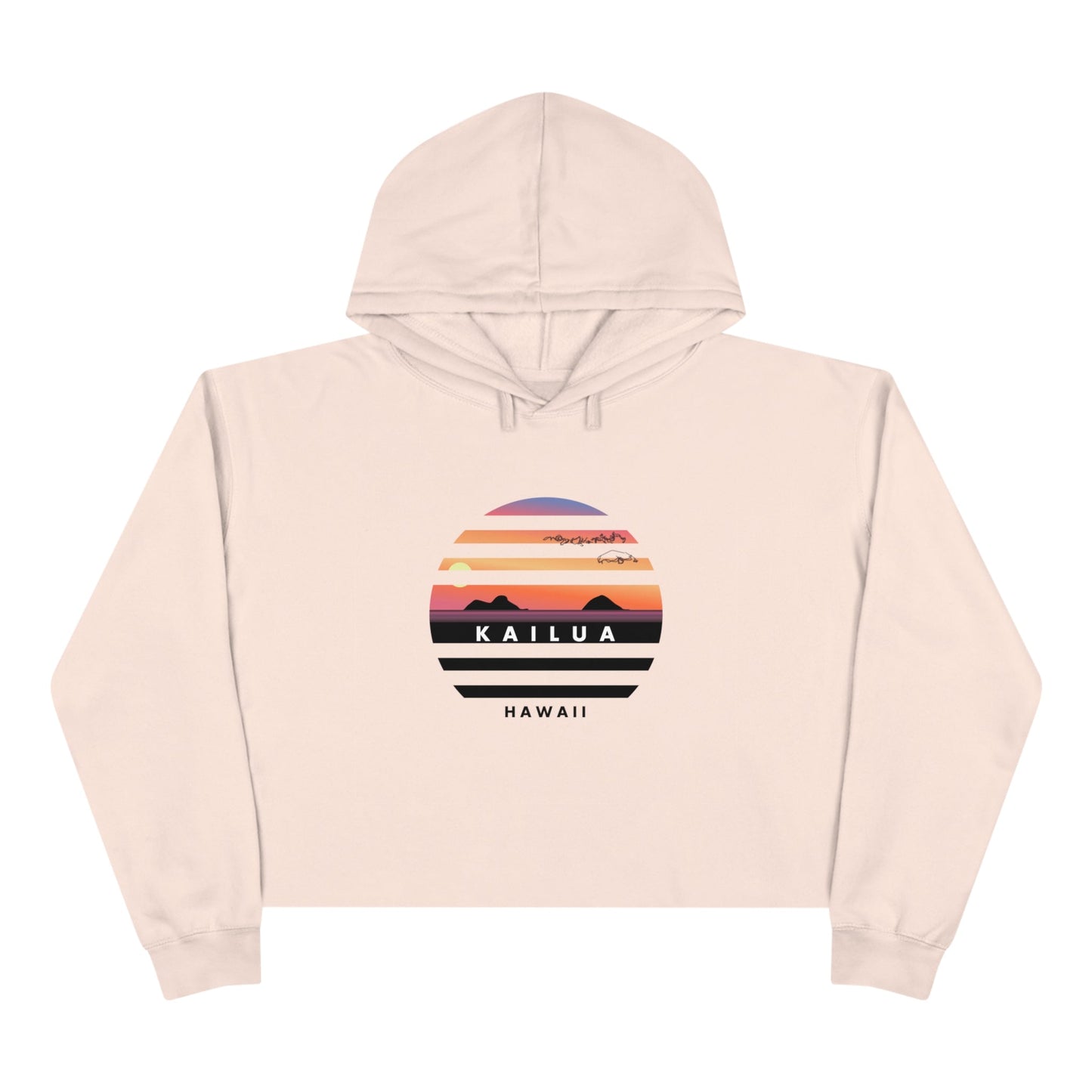 Kailua Hoodie Women's Stripes Mokulua - Global Village Kailua Boutique
