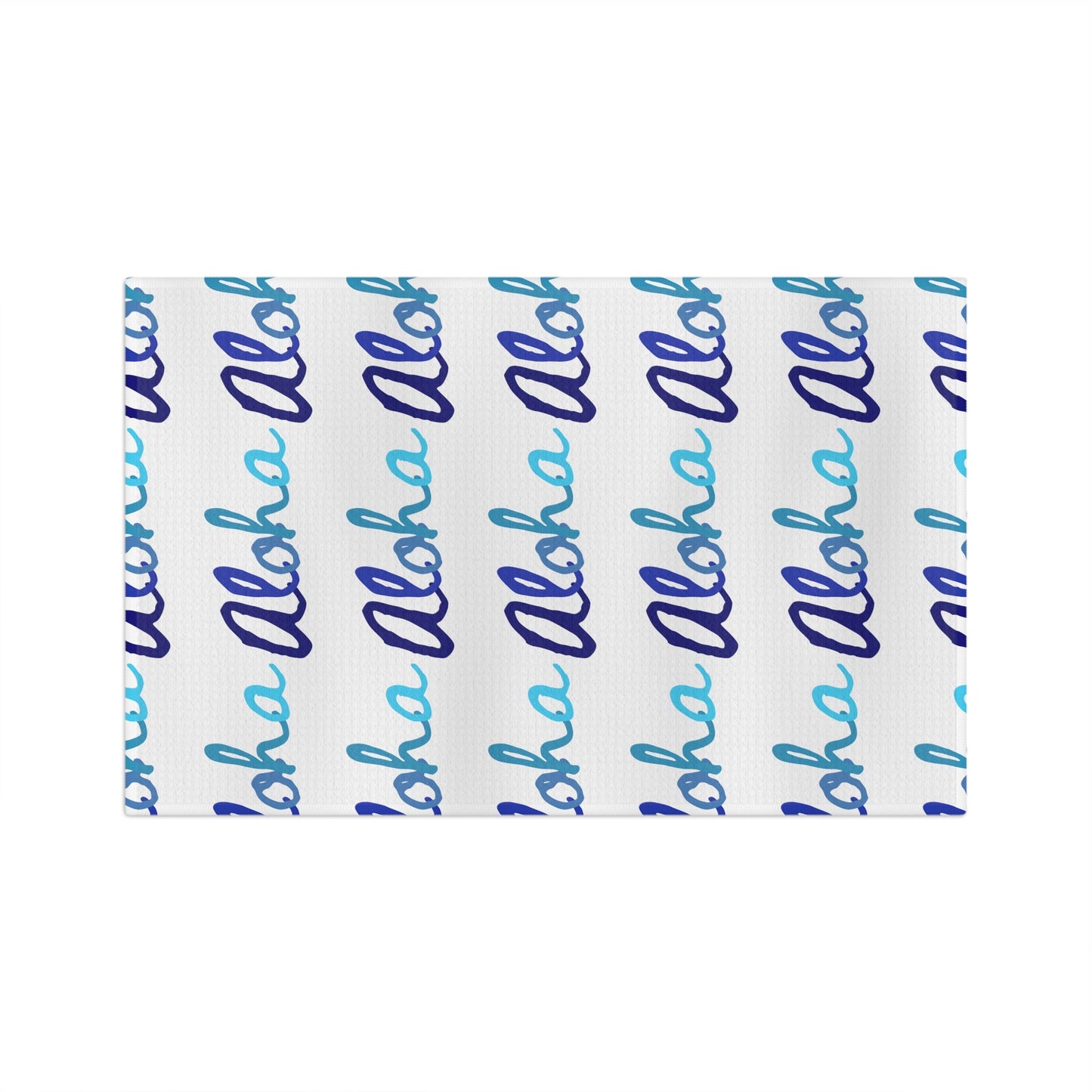 Kitchen Towel Aloha Blue Scale - Global Village Kailua Boutique