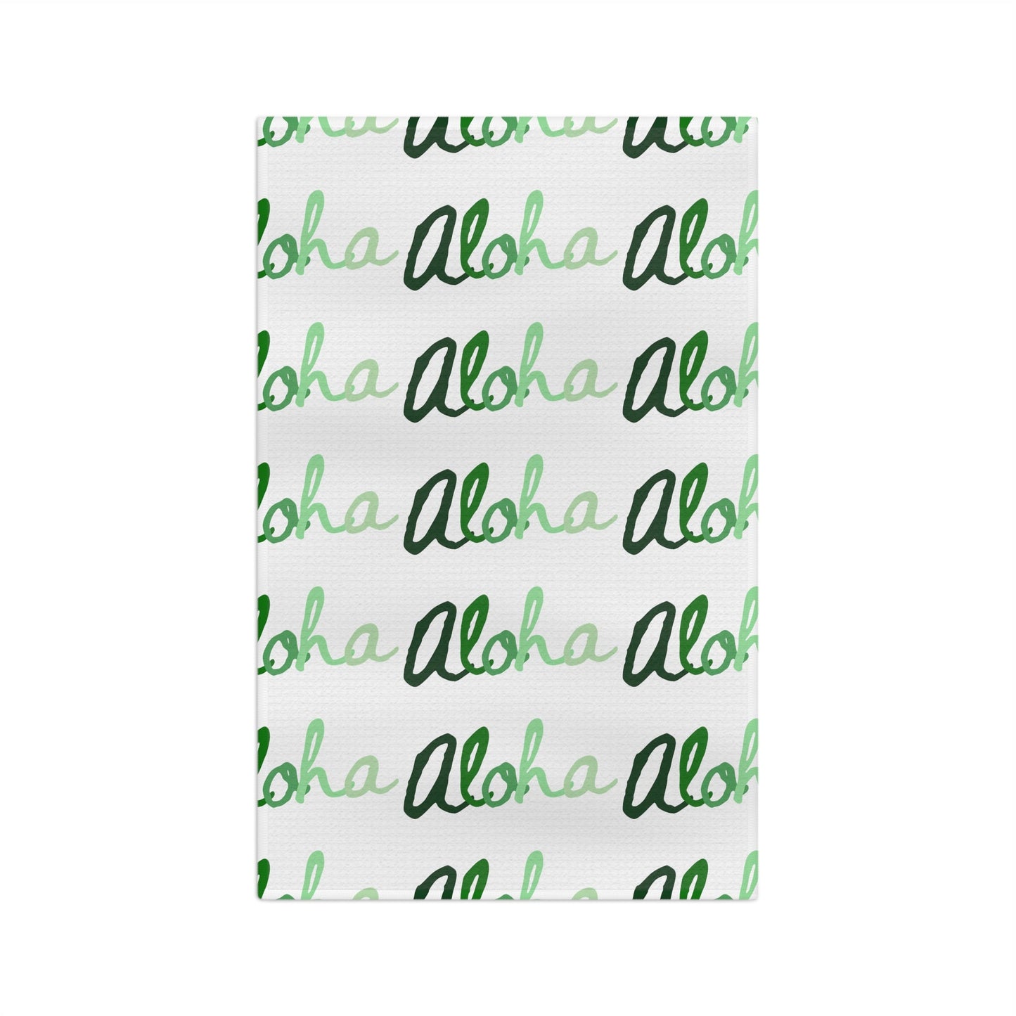 Kitchen Towel Aloha Green Scale - Global Village Kailua Boutique