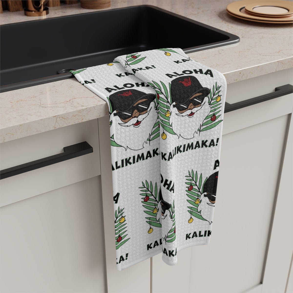Kitchen Towel Aloha Kalikimaka - Global Village Kailua Boutique
