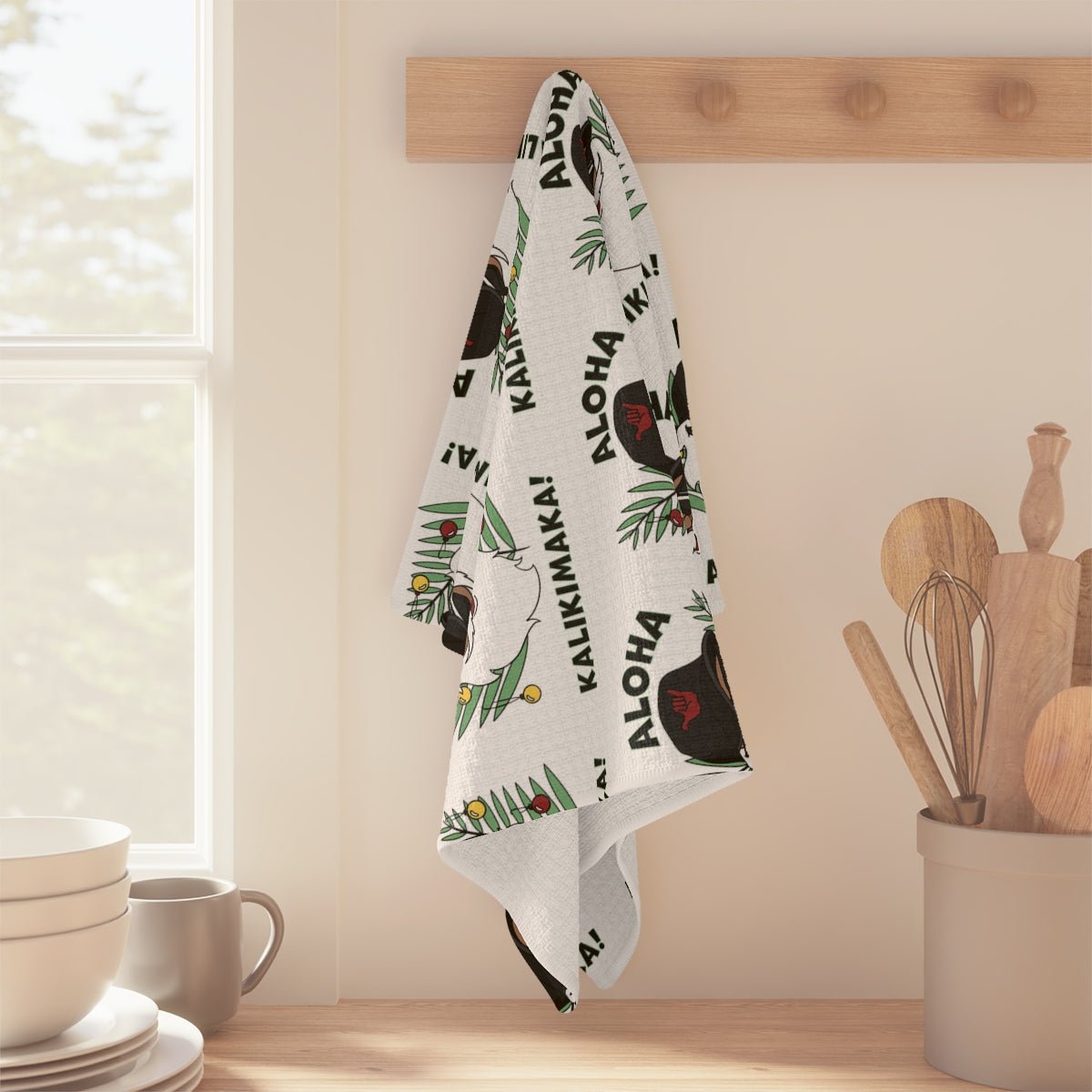 Kitchen Towel Aloha Kalikimaka - Global Village Kailua Boutique