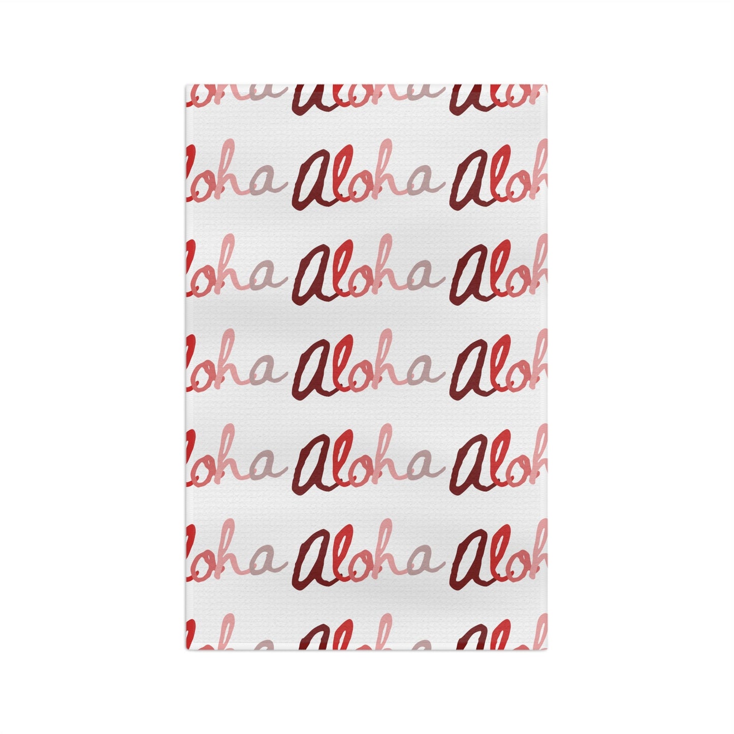 Kitchen Towel Aloha Red Scale - Global Village Kailua Boutique