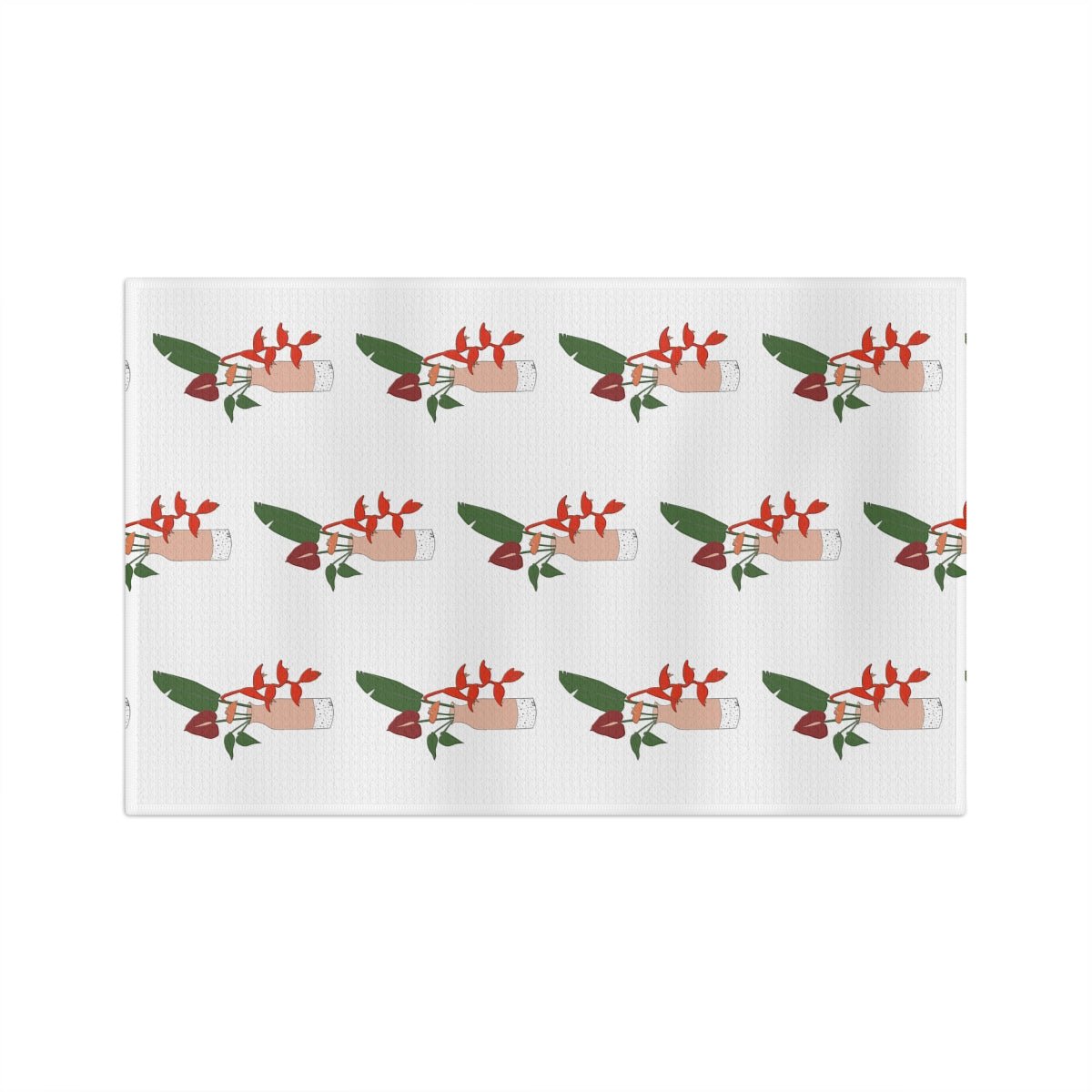 Kitchen Towel Anthurium Bouquet Global Village Kailua Boutique