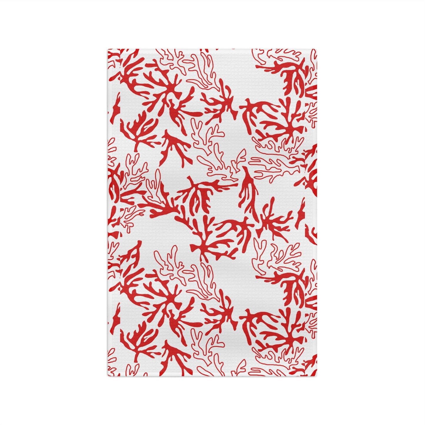 Kitchen Towel Coral Red - Global Village Kailua Boutique