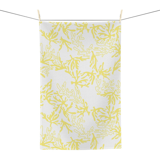 Kitchen Towel Coral Sunshine - Global Village Kailua Boutique