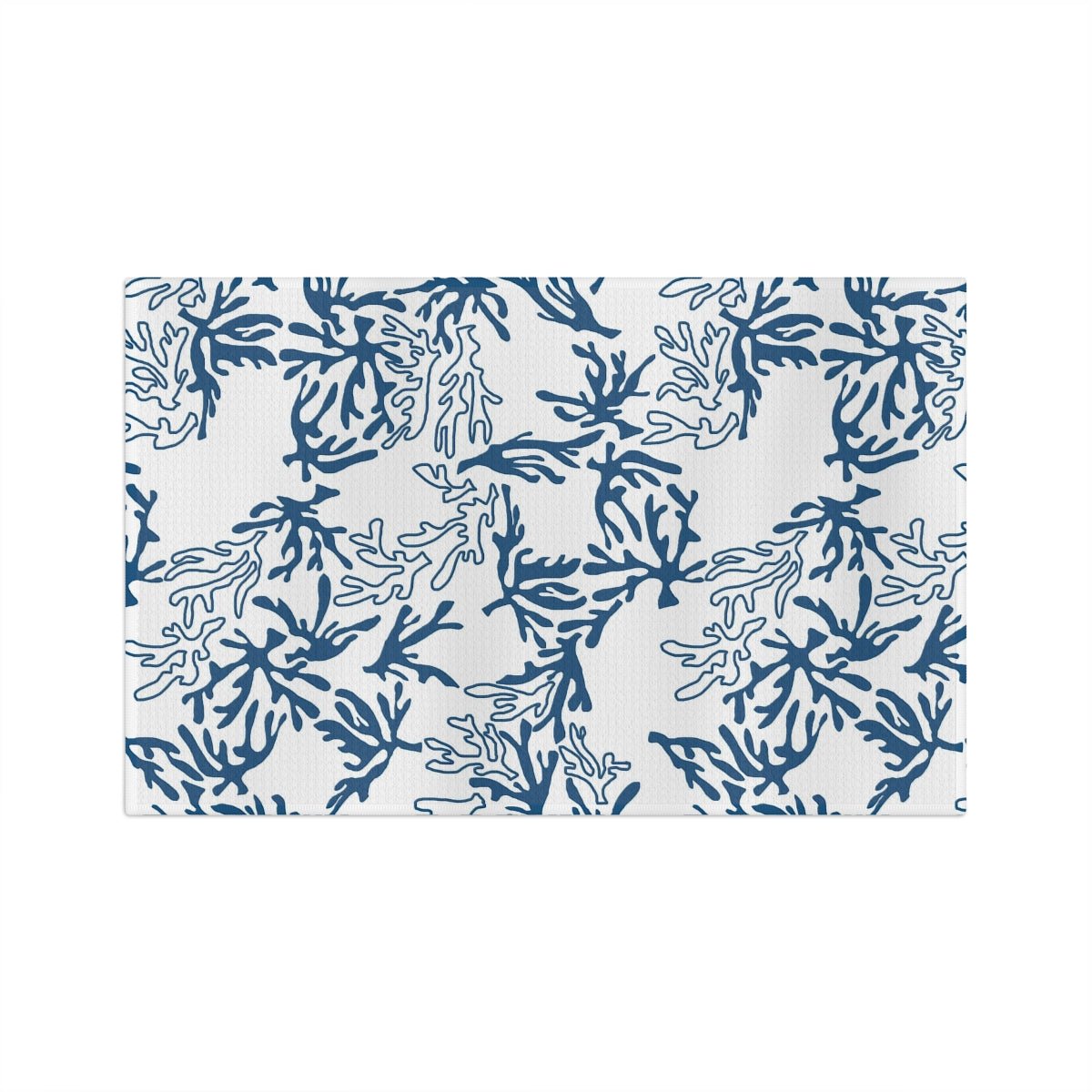 Kitchen Towel Coral Teal Global Village Kailua Boutique