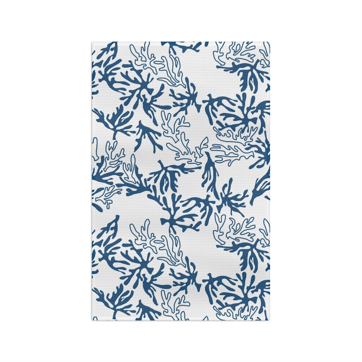 Kitchen Towel Coral Teal Global Village Kailua Boutique