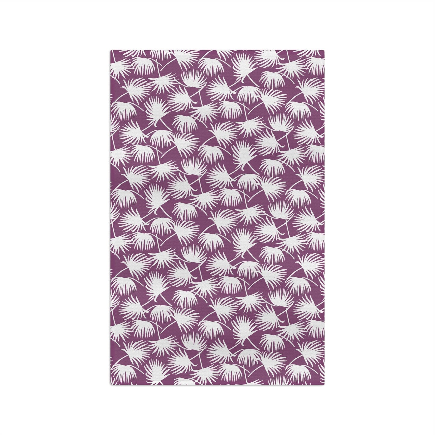 Kitchen Towel Fan Palm Magenta - Global Village Kailua Boutique