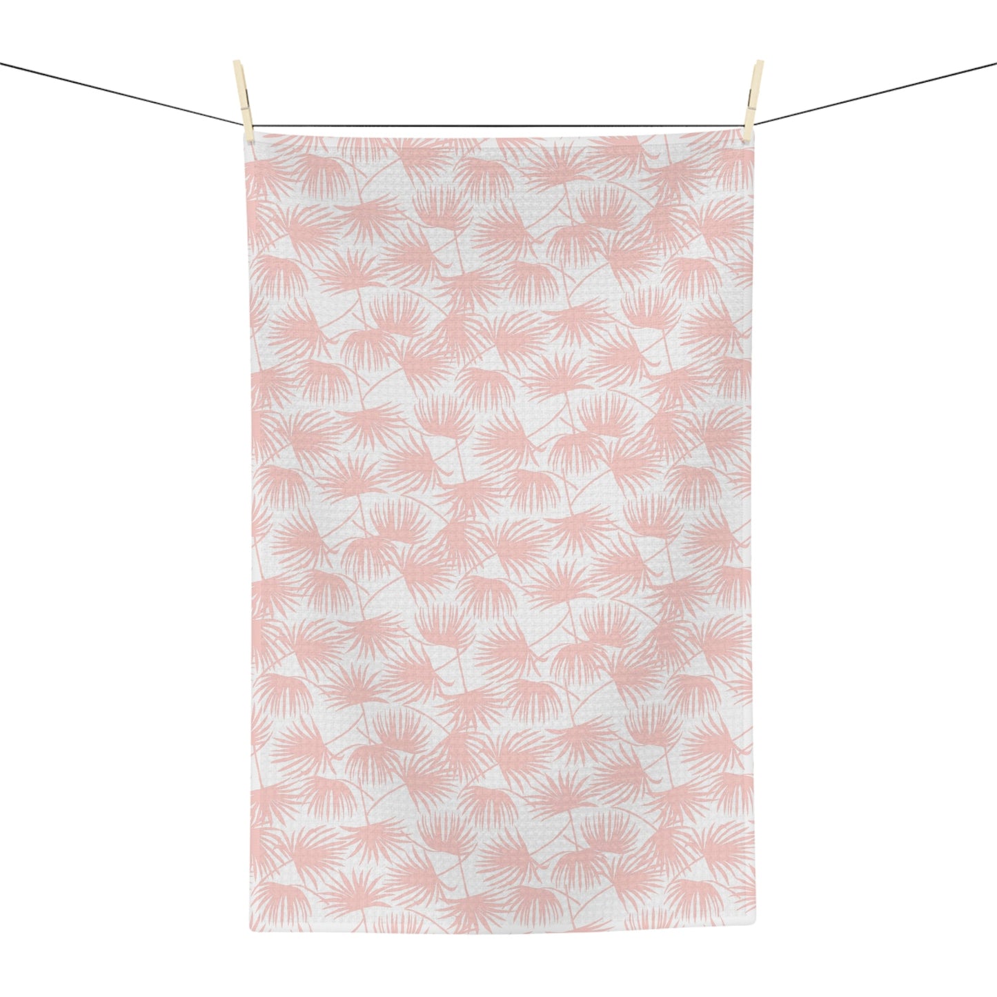 Kitchen Towel Fan Palm Pink - Global Village Kailua Boutique
