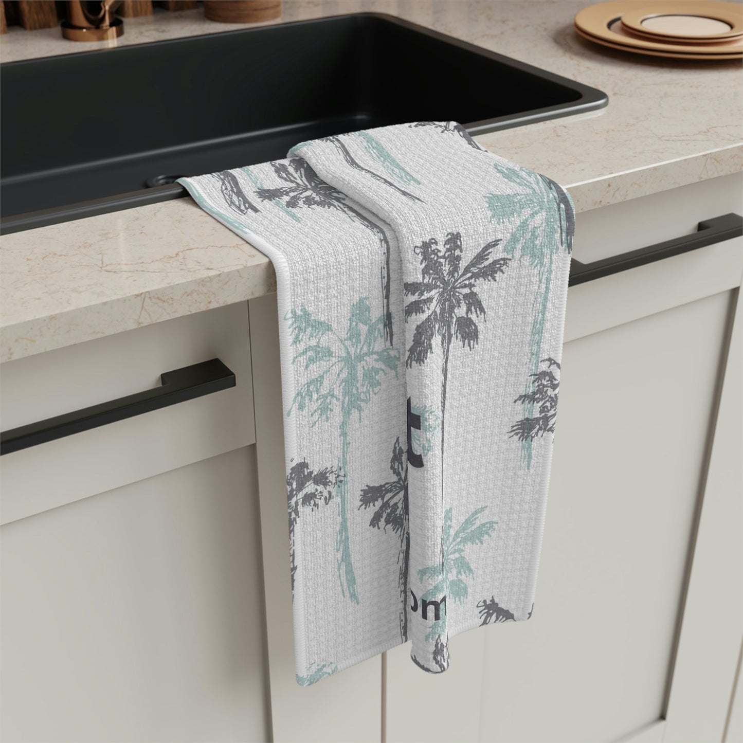 Kitchen Towel Hale Sweet Hale Palm - Global Village Kailua Boutique