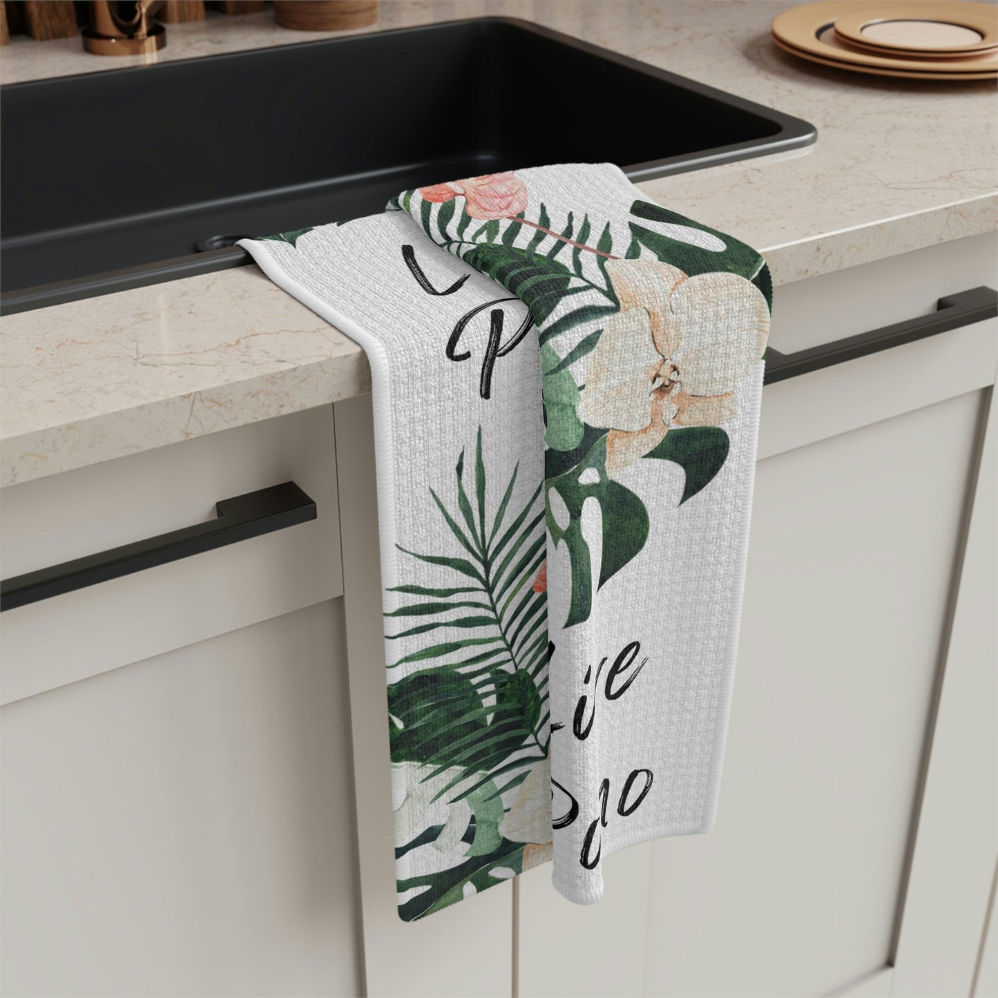 Kitchen Towel Live Pono Tropical - Global Village Kailua Boutique