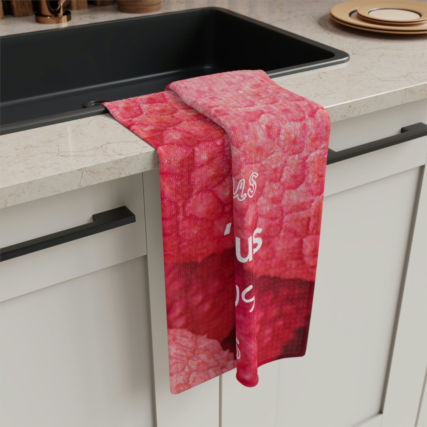 Kitchen Towel ʻOnolicious Lychee - Global Village Kailua Boutique