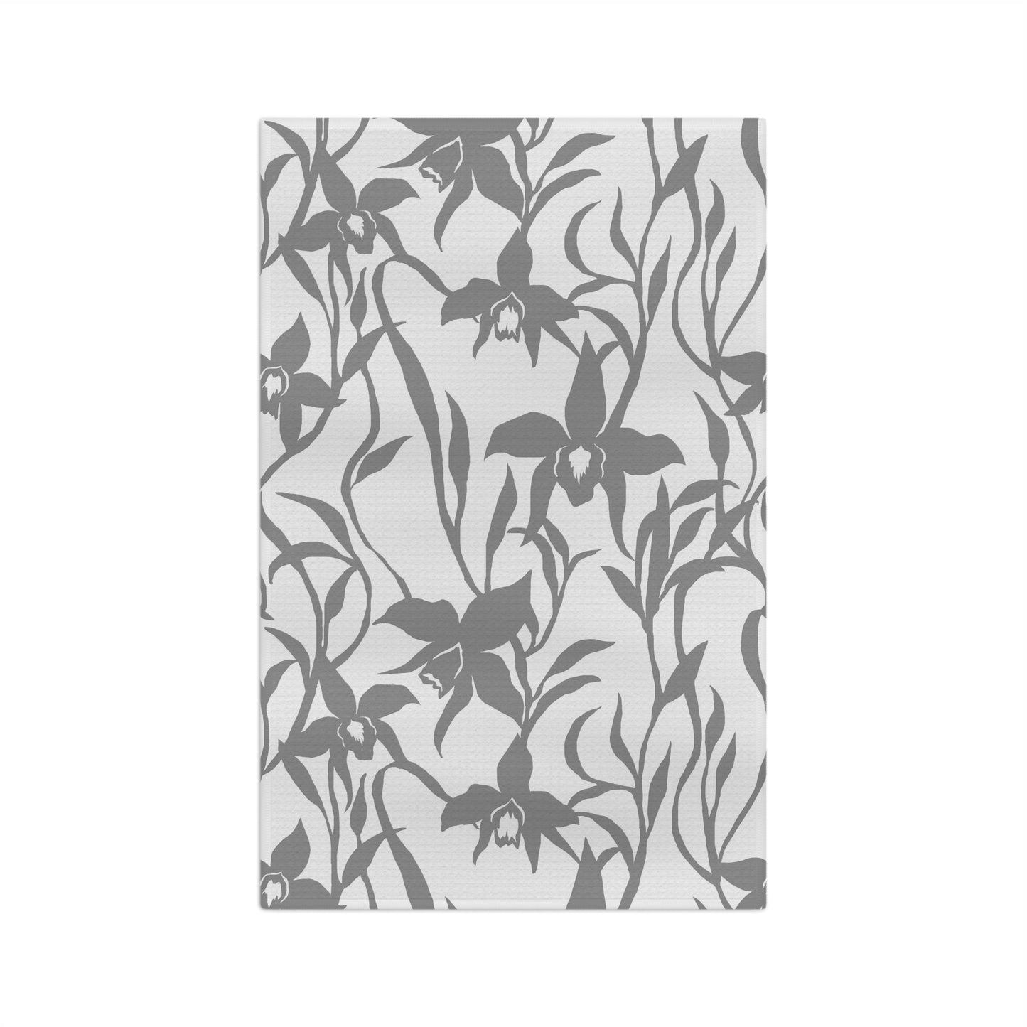 Kitchen Towel Orchid Ink Charcoal - Global Village Kailua Boutique