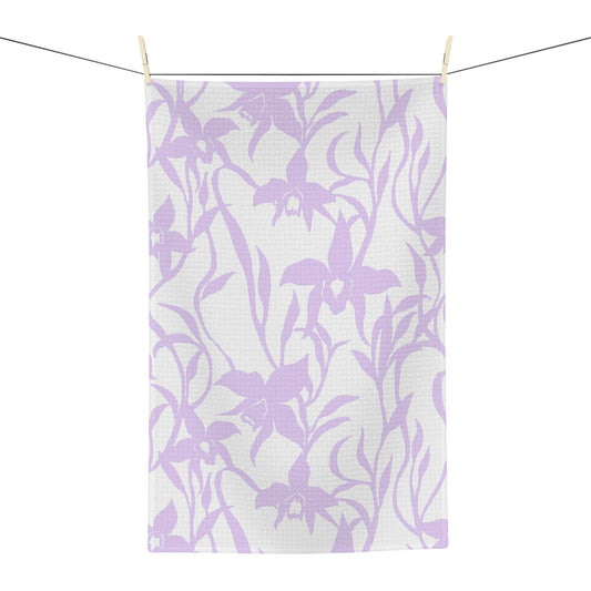 Kitchen Towel Orchid Lavender - Global Village Kailua Boutique