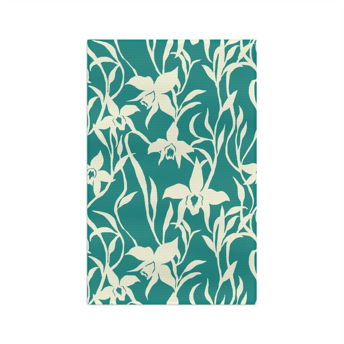 Kitchen Towel Orchid Teal Global Village Kailua Boutique