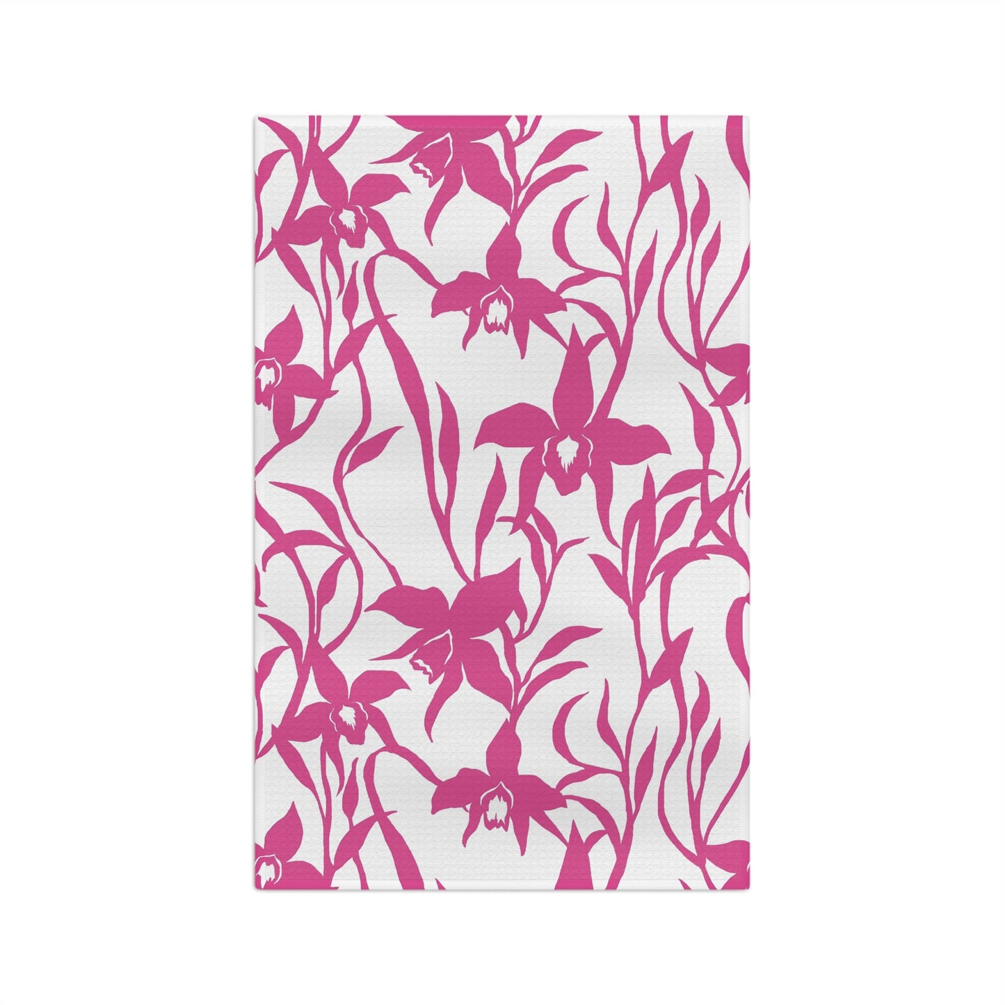 Kitchen Towel Orchid Whimsy Pink - Global Village Kailua Boutique