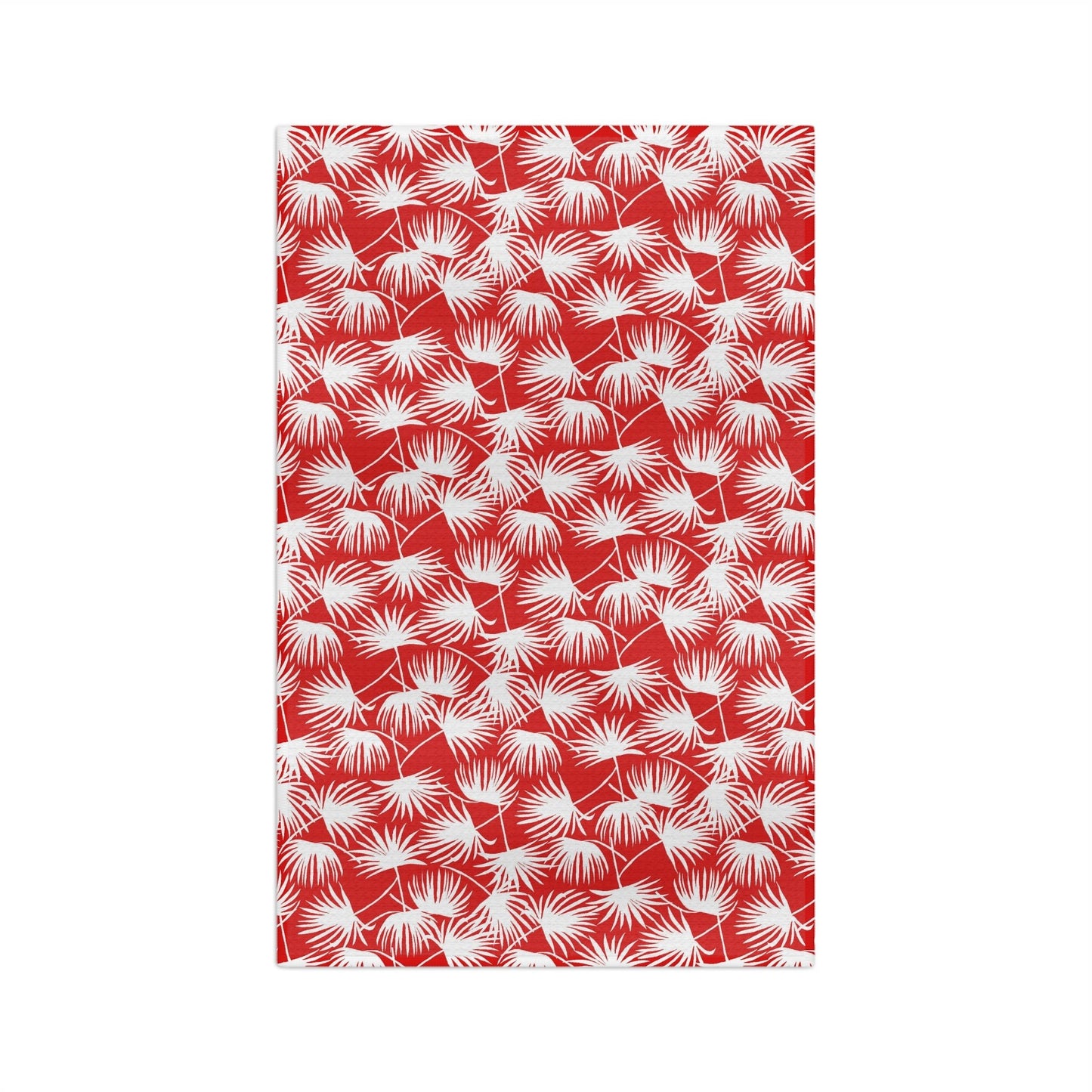 Kitchen Towel Palm Fan Red - Global Village Kailua Boutique