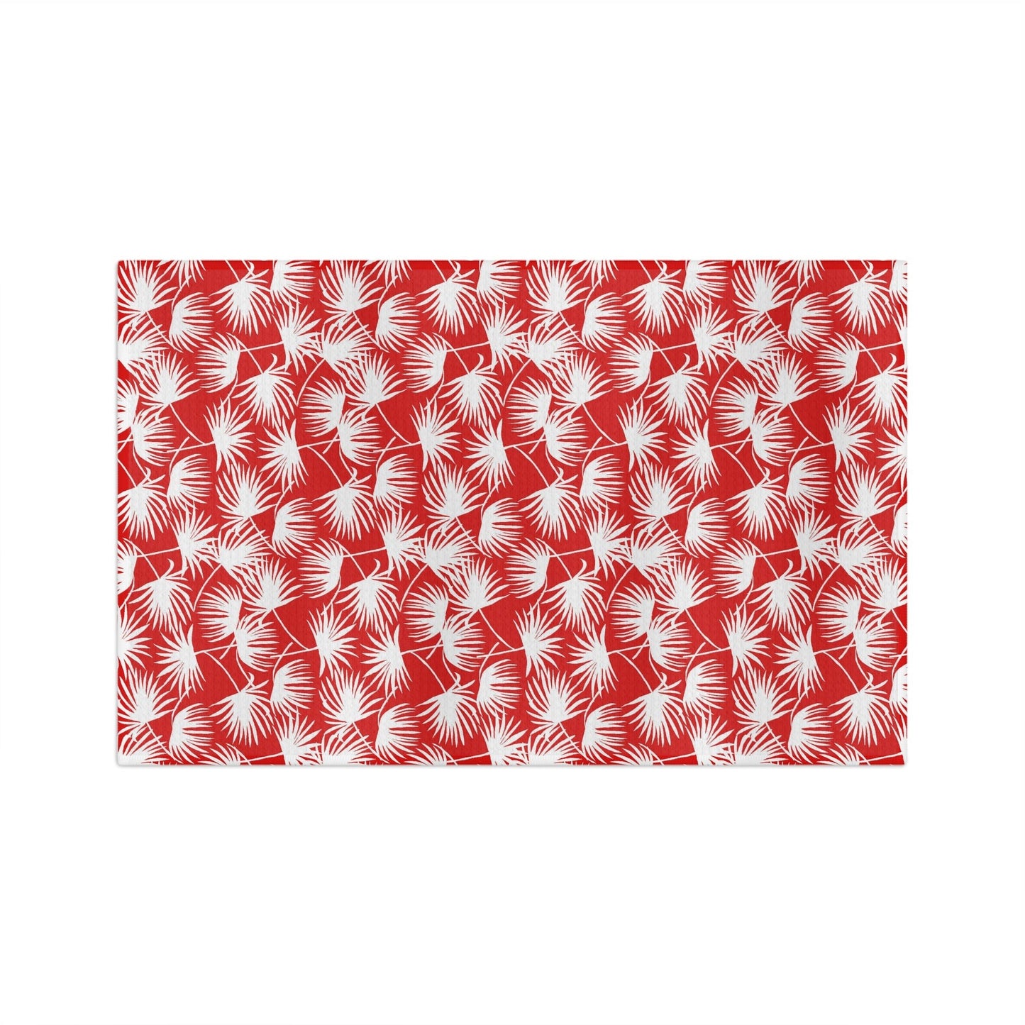 Kitchen Towel Palm Fan Red - Global Village Kailua Boutique