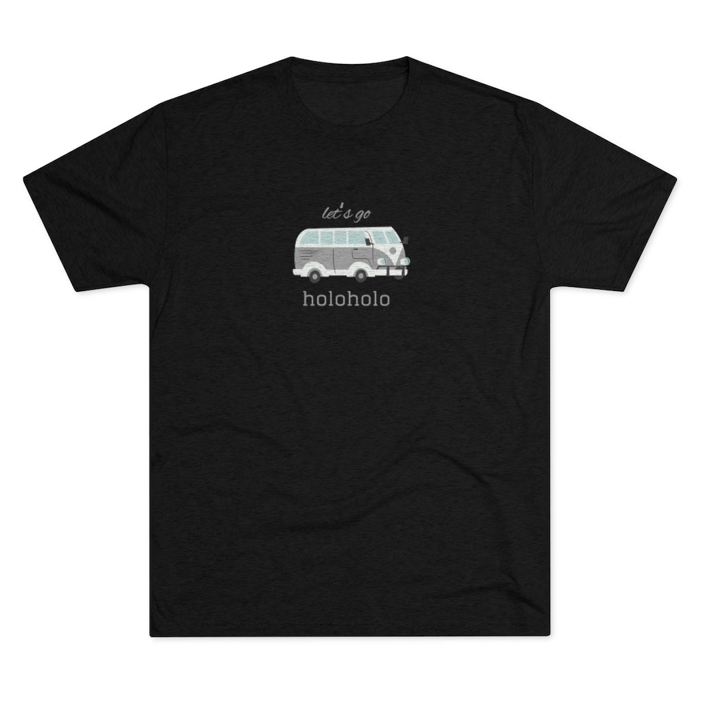 Letʻs Go Holoholo Unisex Triblend Crew Tee Global Village Kailua Boutique