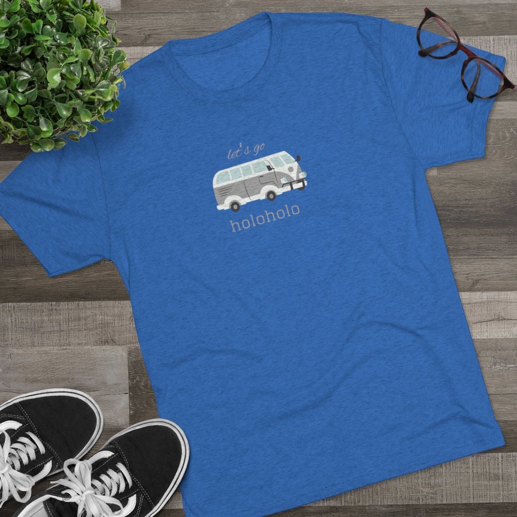 Letʻs Go Holoholo Unisex Triblend Crew Tee Global Village Kailua Boutique