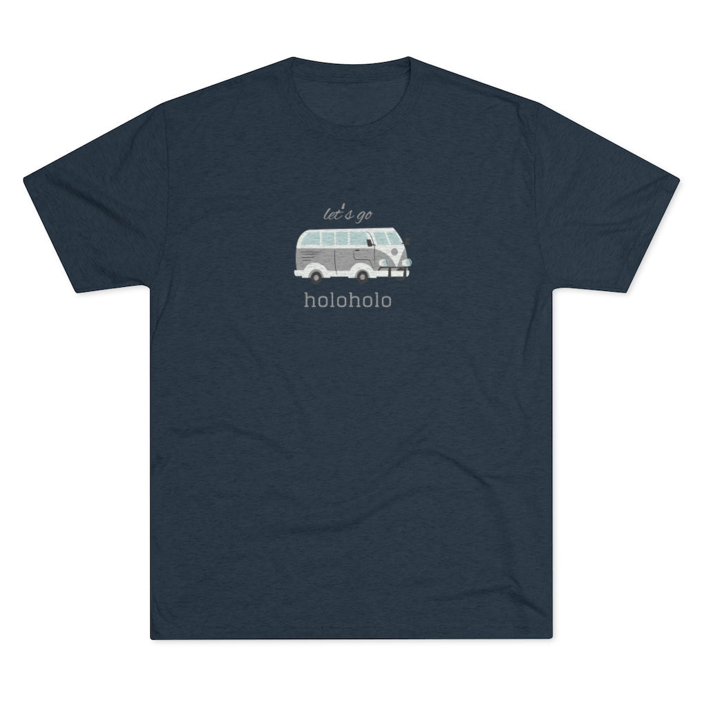 Letʻs Go Holoholo Unisex Triblend Crew Tee Global Village Kailua Boutique