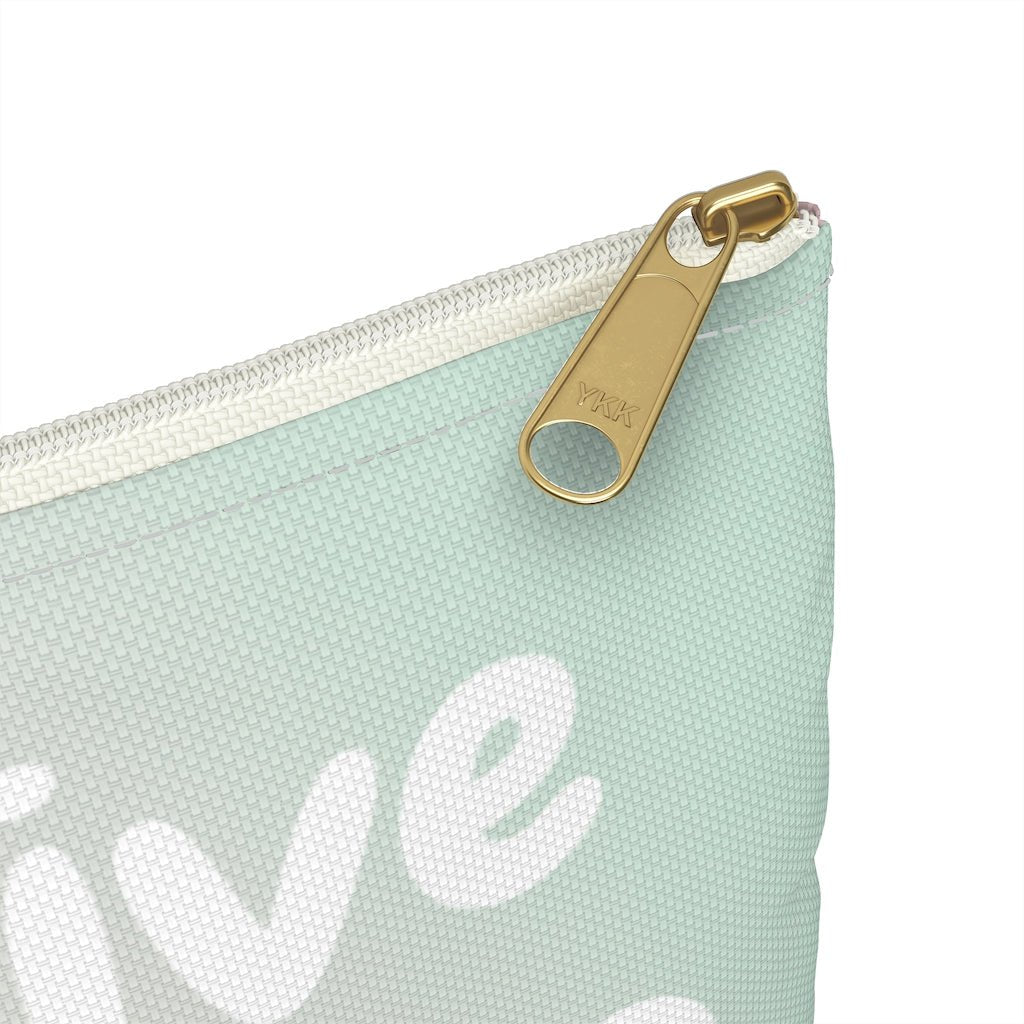 Live Pono Choose Aloha Monstera Zip Pouch Global Village Kailua Boutique