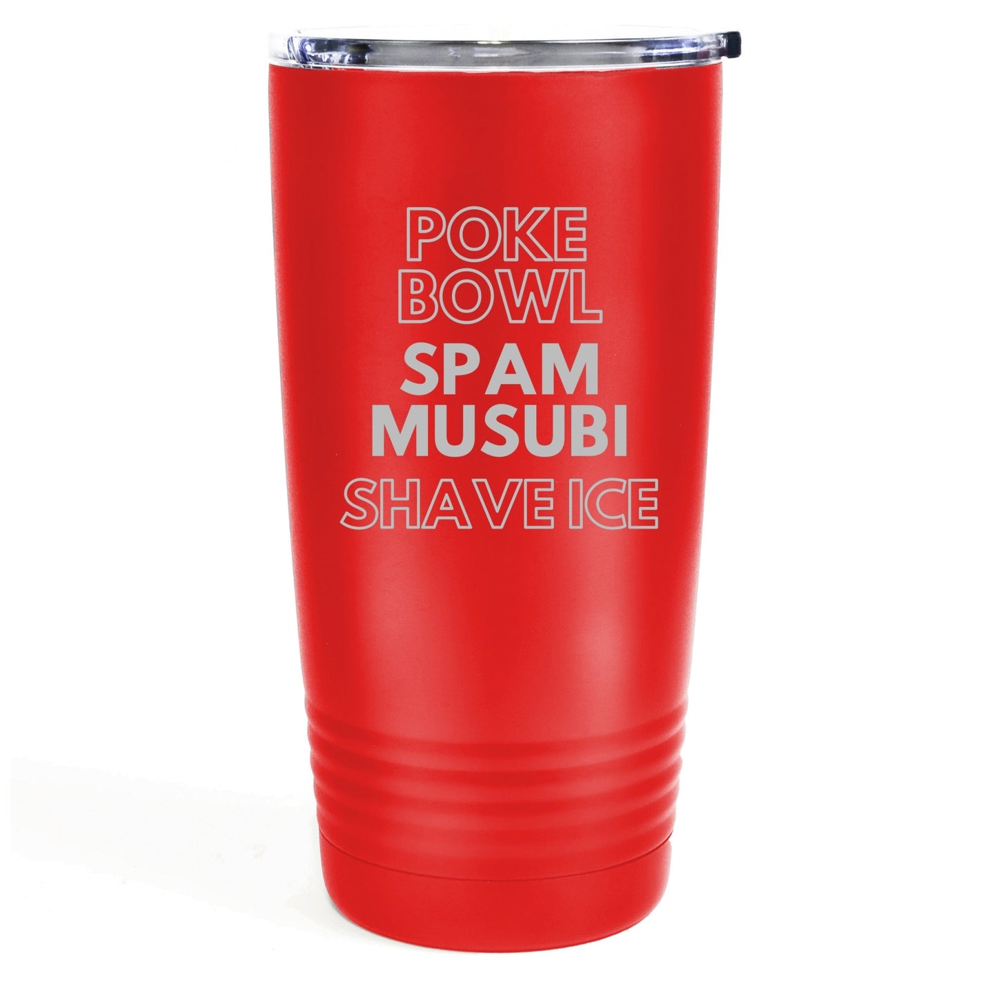 Local Food Faves 20oz Etched Tumbler Global Village Kailua Boutique