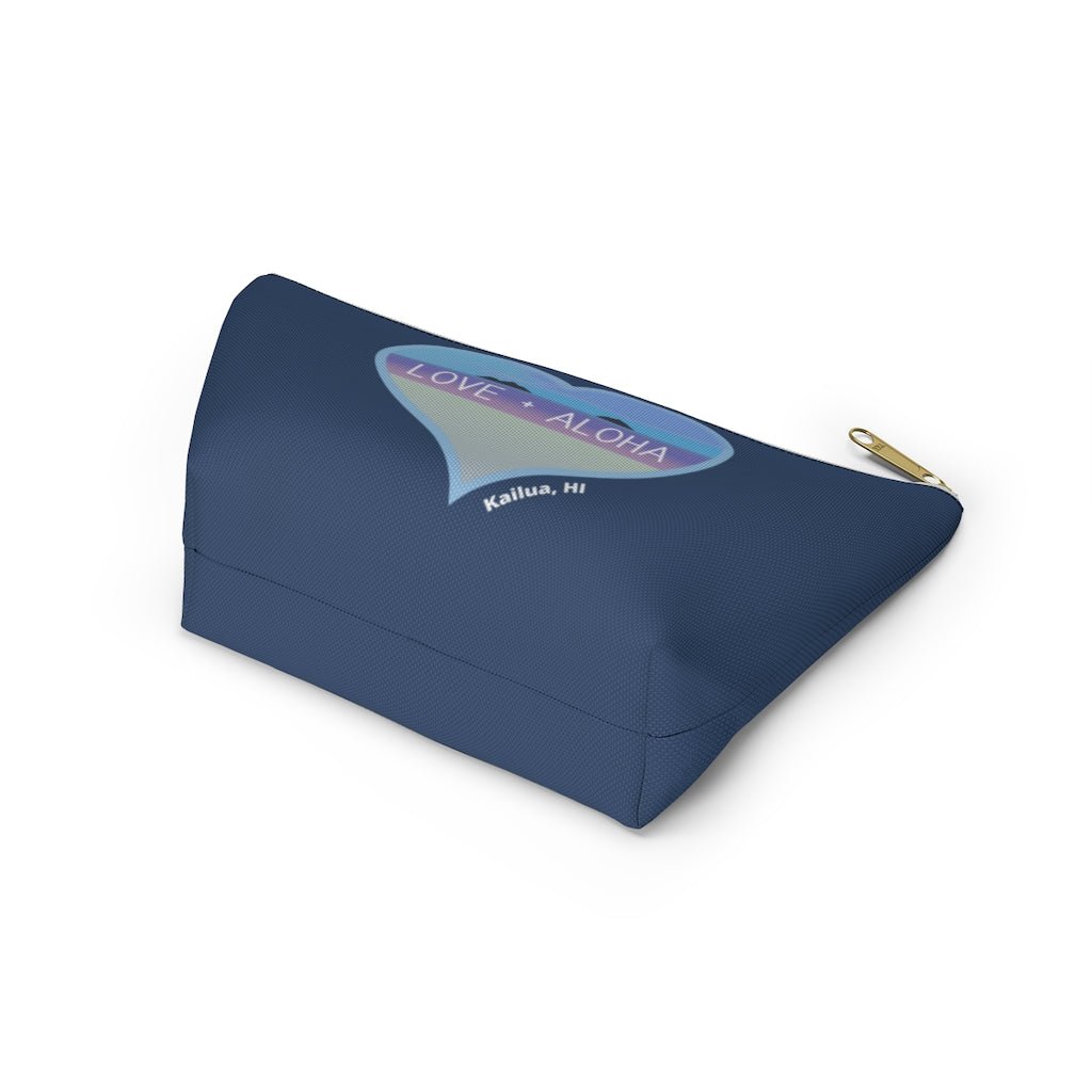 Love + Aloha Zip Pouch with T-Bottom Global Village Kailua Boutique