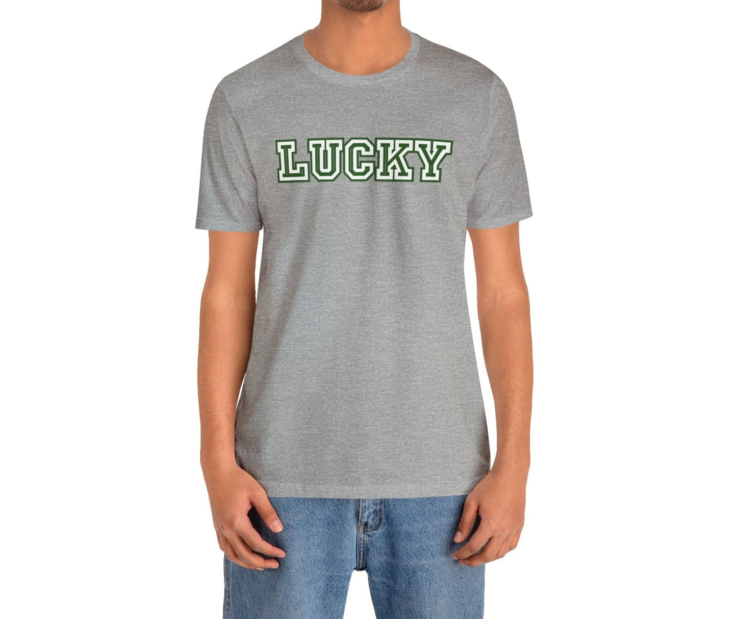 Lucky Varsity Unisex Jersey Tee - Global Village Kailua Boutique